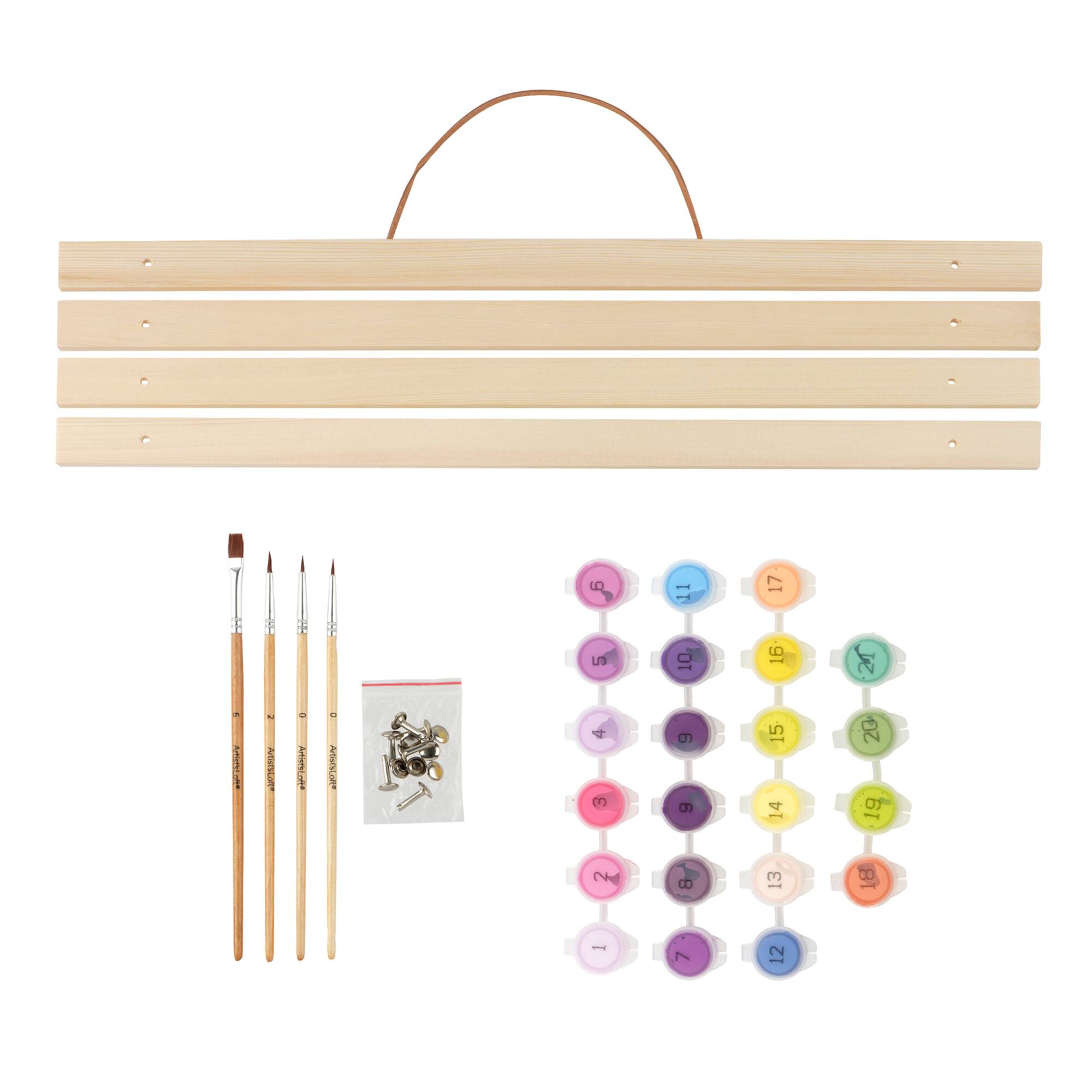 16" x 20" Neon Mushrooms Paint-by-Number Kit by Artist's Loft®